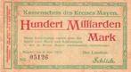 NOTGELD Nr 1 DUITSLAND, Verzenden, Duitsland