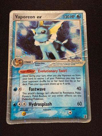 Vaporeon ex #110 - Pokemon Kaart beschikbaar voor biedingen