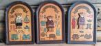 3 stuks Houten 3D schilderij beertje kinderkamer, Ophalen, Zo goed als nieuw, Wanddecoratie