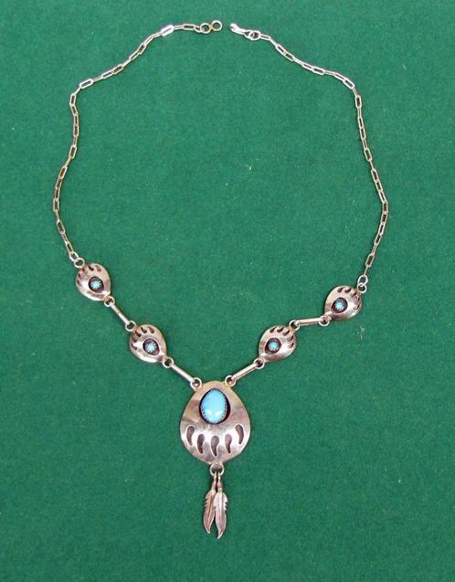 halsketting van de Navajo Indianen, Sieraden, Tassen en Uiterlijk, Kettingen, Nieuw, Zilver, Zilver, Ophalen of Verzenden