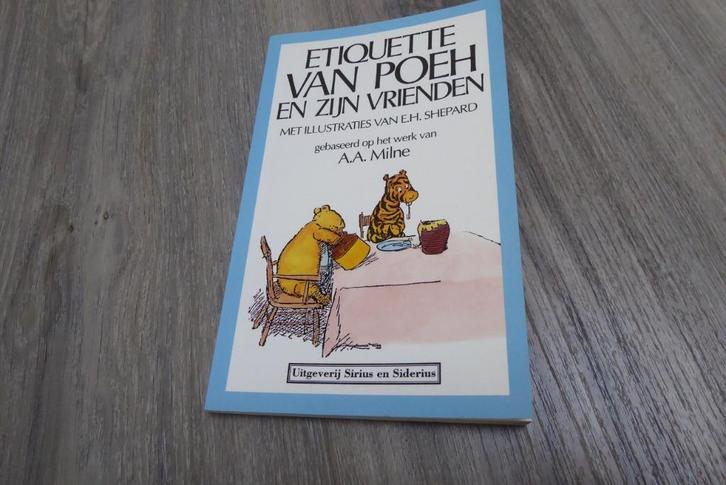 Boek Etiquette van Poeh en zijn vrienden / Winnie de Pooh, Boeken, Kookboeken, Zo goed als nieuw, Ophalen of Verzenden