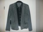1-delig antraciet blouse met jasje maat 40, Gedragen, Grijs, Maat 38/40 (M), Ophalen of Verzenden