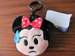 NIEUW Disney emoji BAGCLIP sleutelhanger MINNIE Mouse pluche, Ophalen of Verzenden, Overige figuren, Nieuw, Knuffel