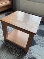 Teaken salontafel, Huis en Inrichting, Tafels | Salontafels, Ophalen, 50 tot 100 cm, 50 tot 100 cm, Zo goed als nieuw
