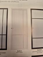 93x211,5cm binnendeur opdek rechts staallook wit dicht XB1, Ophalen, Cando, 80 tot 100 cm, .