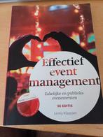 Effectief eventmanagement, 5e editie met MyLab NL toegangsco, Ophalen of Verzenden, Zo goed als nieuw, Lenny Klaassen, Nederlands