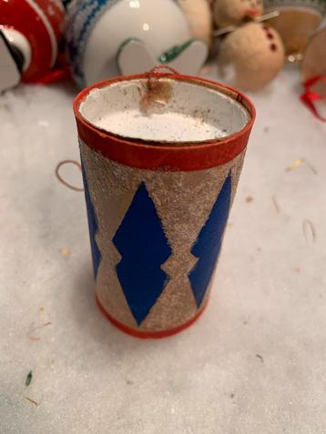 #kerst antieke kerstbal trommel volkskunst beschikbaar voor biedingen
