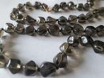 Oude geknoopte ketting rookglas, Sieraden, Tassen en Uiterlijk, Antieke sieraden, Verzenden, Overige materialen, Ketting