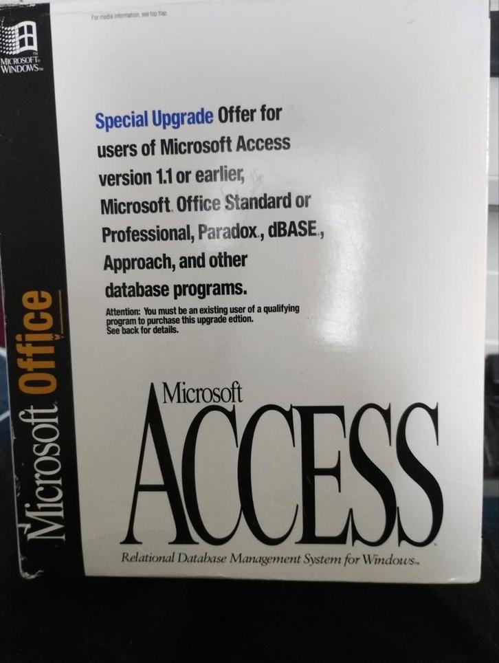 Microsoft Access versie 2.0 1994, Computers en Software, Office-software, Gebruikt, Windows, Access, Ophalen