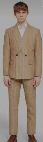 Lawrence Grey Pak - Beige gestreept pak - Maat 54, Beige, Nieuw, Ophalen of Verzenden, Lawrence Grey