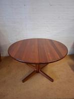Vintage eettafel rond teak tafel Denmark design Glostrup, Ophalen, .., Glostrup, Vintage mid century design jaren 60 70