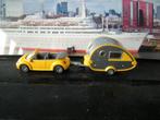 mooie siku vw beetlecabrio met caravan, Ophalen of Verzenden, Zo goed als nieuw, Auto