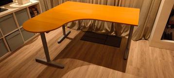 Groot hoek bureau - poten In Hoogte Verstelbaar