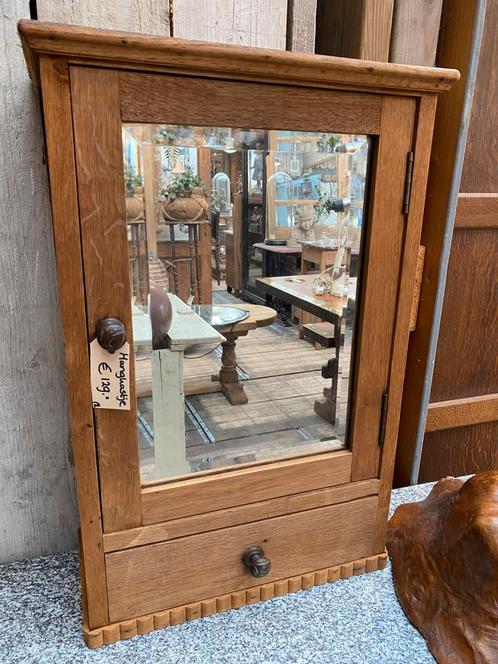 Frans landelijk kastje hangkastje wandkastje toiletkastje, Antiek en Kunst, Curiosa en Brocante, Ophalen