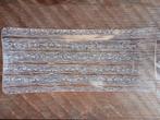 2 st glazen schalen met print (jaren `50), Ophalen, Overige stijlen, Glas, Schaal of Schalen