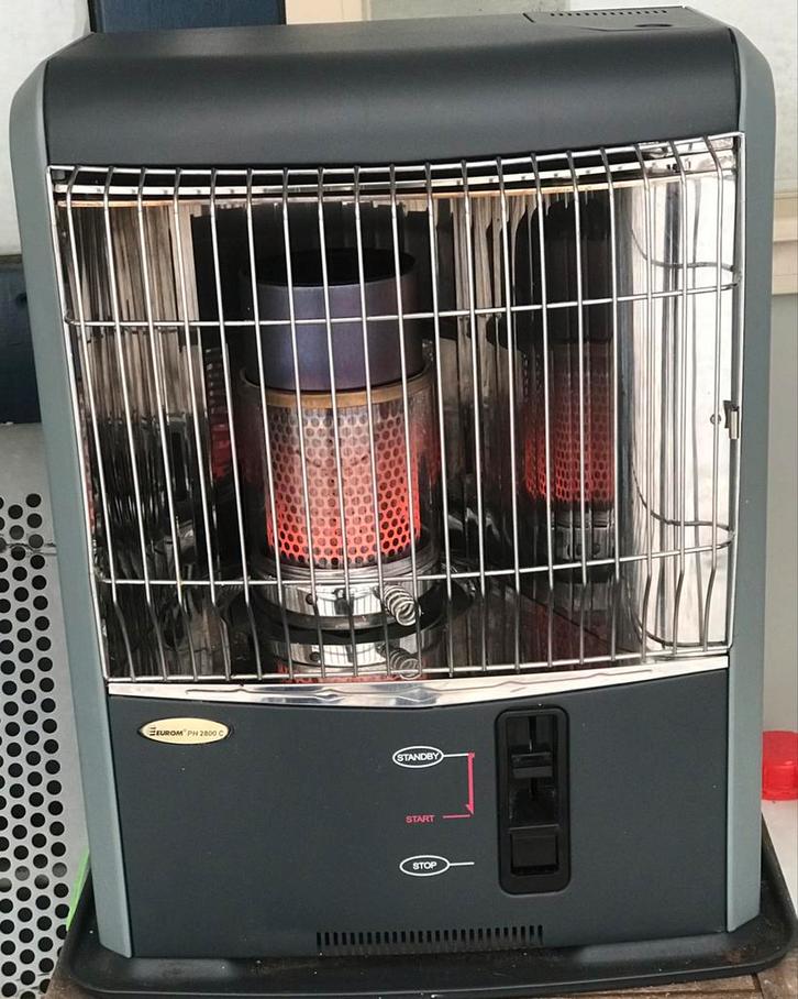 Petroleum kachel met 20 liter brandstof., Huis en Inrichting, Kachels, Gebruikt, Vrijstaand, Petroleumkachel, Overige brandstoffen