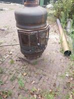 RVS Buitenkachel met Pijp, Ophalen, Gebruikt