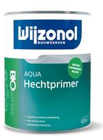 Wijzonol Hechtprimer & zijdeglanslak 9010, Doe-het-zelf en Verbouw, Verf, Beits en Lak, Ophalen, Wit, Nieuw, Verf