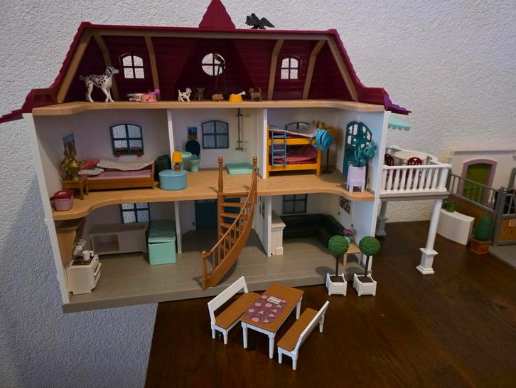 Schleich, Kinderen en Baby's, Speelgoed | Poppenhuizen, Zo goed als nieuw, Poppenhuis, Ophalen of Verzenden