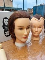 Kappers hoofden plus haarstukjes., Sieraden, Tassen en Uiterlijk, Uiterlijk | Haarverzorging, Ophalen of Verzenden, Zo goed als nieuw