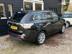 Mitsubishi Outlander 2.0 PHEV Instyle+ Aut/Ecc/Leer/Navi/Dak, Auto's, Automaat, Beige, 4 cilinders, Zwart