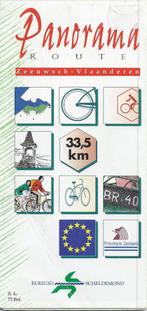 C379 plattegrond panorama route zeeuws-vlaanderen fietskaart, Gelezen, 2000 tot heden, Ophalen of Verzenden, Landkaart