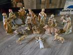 Kerstbeelden 15 delige set circa 25/30 cm, Diversen, Ophalen, Zo goed als nieuw