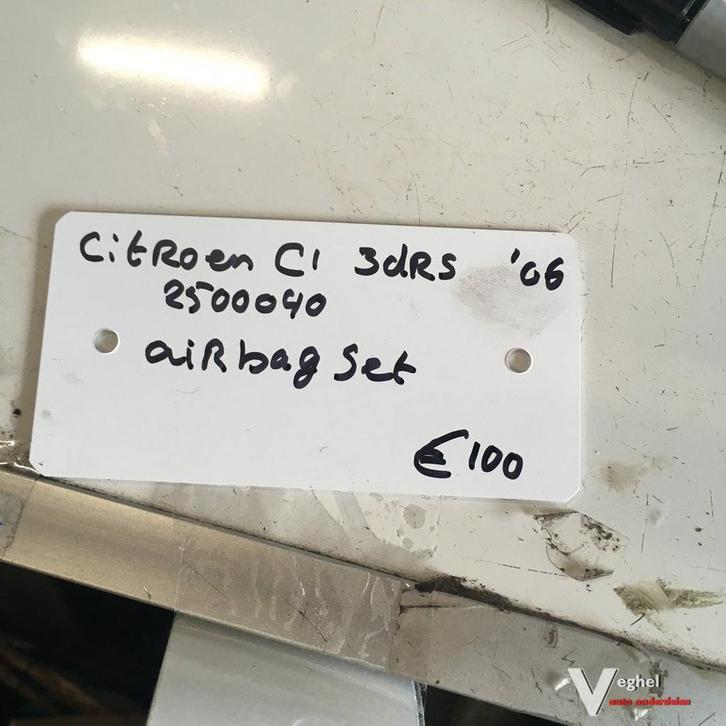 Citroen C1 2006 Wagennr 2500040 Airbag set, Auto-onderdelen, Dashboard en Schakelaars, Gebruikt, Ophalen of Verzenden
