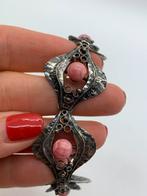 Z166 Prachtige zilveren TEKA armband, Sieraden, Tassen en Uiterlijk, Antieke sieraden, Ophalen of Verzenden, Zilver, Armband, Met edelsteen