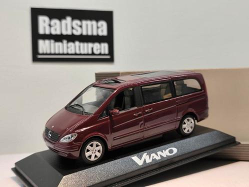 Mercedes-Benz Viano - Red metallic - 1:43 Minichamp, Hobby en Vrije tijd, Modelauto's | 1:43, Nieuw, Auto, MiniChamps, Ophalen of Verzenden