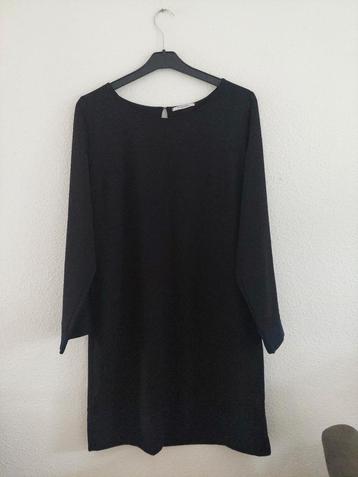 Jurk kniel.96cm Transfer M zwart+ d.blauwe strook 1xGedragen beschikbaar voor biedingen