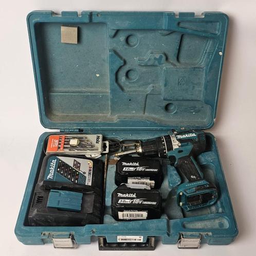 Makita DHP484RFJ 18V Li-ion klopboor-/schroefmachine, Doe-het-zelf en Verbouw, Gereedschap | Boormachines