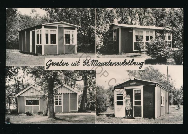 St. Maartensvlotbrug - meerluik [KRST009-1990, Verzamelen, Ansichtkaarten | Nederland, Gelopen, Noord-Holland, 1940 tot 1960, Verzenden