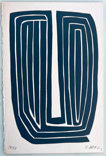 Raoul Ubac, kleine zeldzame litho uit 1977 beschikbaar voor biedingen