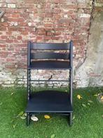 Tripp trapp zwart nieuw model als nieuw, Ophalen, Zo goed als nieuw, Meegroeistoel