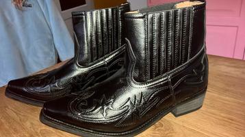 Cowboyboots mt 44 nieuw zwart beschikbaar voor biedingen