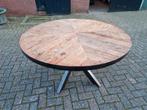Eettafel met stoelen, Gebruikt, Rond, Modern, Vier personen