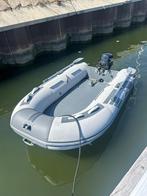 Rubberboot Kewi + 9.8 pk Parsun, Watersport en Boten, Airdeck, Zo goed als nieuw, Benzine, Minder dan 70 pk