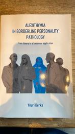 Alexithyma in borderline personality pathologie, Boeken, Ophalen of Verzenden, Zo goed als nieuw