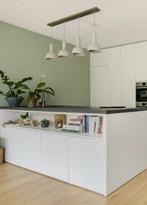 Betonnen hanglamp met 4 spots, Ophalen, Zo goed als nieuw