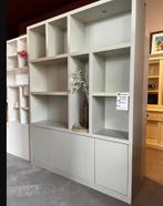 vakkenkast showmodel 200x40x256H -RAL 9002 Prachtige prijs, Ophalen, Met plank(en), 200 cm of meer, Zo goed als nieuw