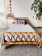 Rotan bed vintage bed rotan boho bed daybed rotan, Antiek en Kunst, Antiek | Meubels | Bedden, Ophalen