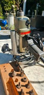 Vintage Metabo freesmachine met frezen., Ophalen of Verzenden, Gebruikt