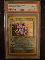 Pokemon Nidoking Base set 2 PSA 9, Ophalen of Verzenden, Zo goed als nieuw, Losse kaart