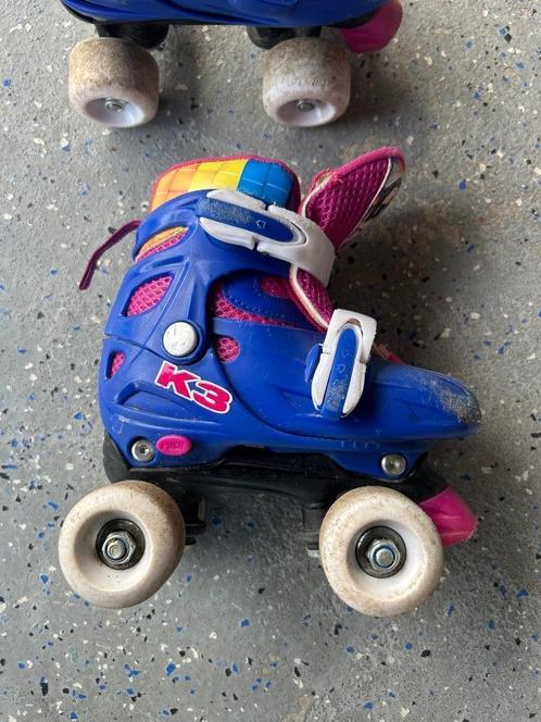 K3 rolschaatsen maat 26/29 - regenboog - met verstelbare sch, Kinderen en Baby's, Speelgoed | Buiten | Rolschaatsen, Gebruikt