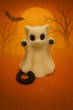3D Geprint Katspook / Spook Kat - Fraaie Decoratie, Ophalen of Verzenden, Nieuw