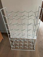 Vintage Metalen Wijnrek - 28 flessen, Ophalen, Gebruikt, 50 tot 75 cm, 25 flessen of meer