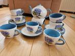 Koffie/thee servies Hortensia Jet ter Steege, Ophalen of Verzenden, Zo goed als nieuw, Overige stijlen, Aardewerk