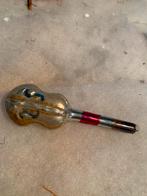 #kerst Vintage frosted Kerstbal Gitaar ajeko, Diversen, Kerst, T, Ophalen of Verzenden, Zo goed als nieuw, N