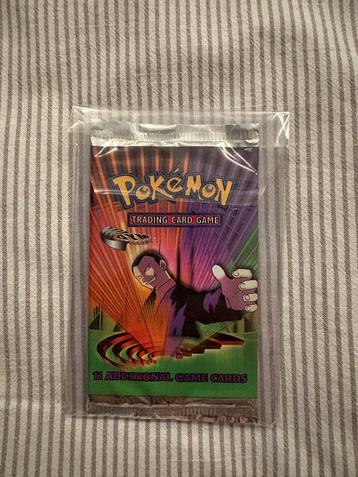 Gym Challenge - Unlimited Booster Pack - Pokémon - Giovanni beschikbaar voor biedingen